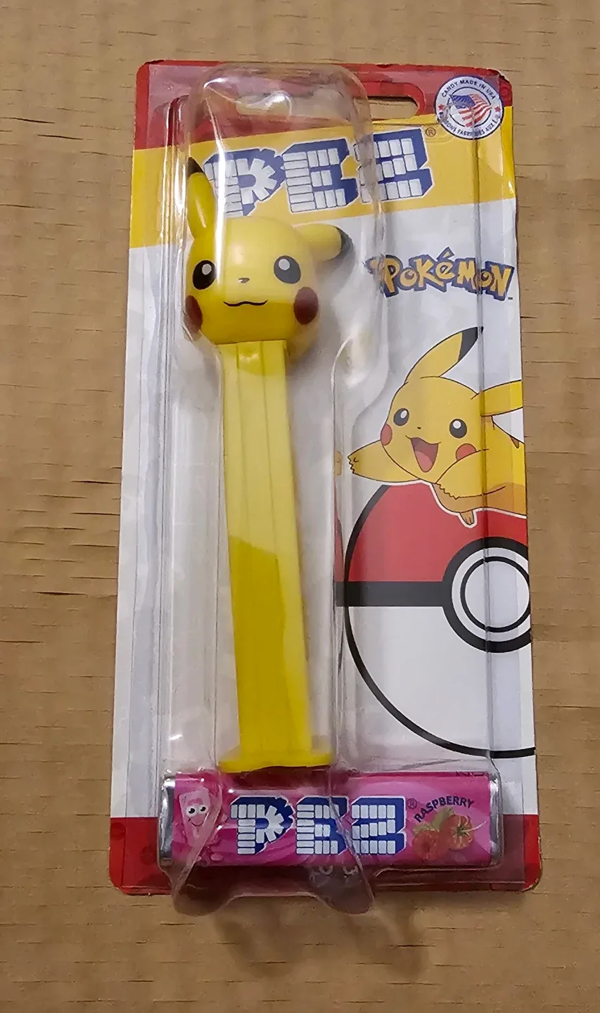 New Pikachu PEZ Dispenser with Candy