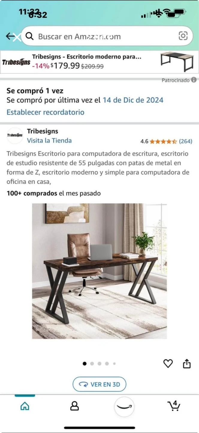 Tengo esta mesa esta nueva