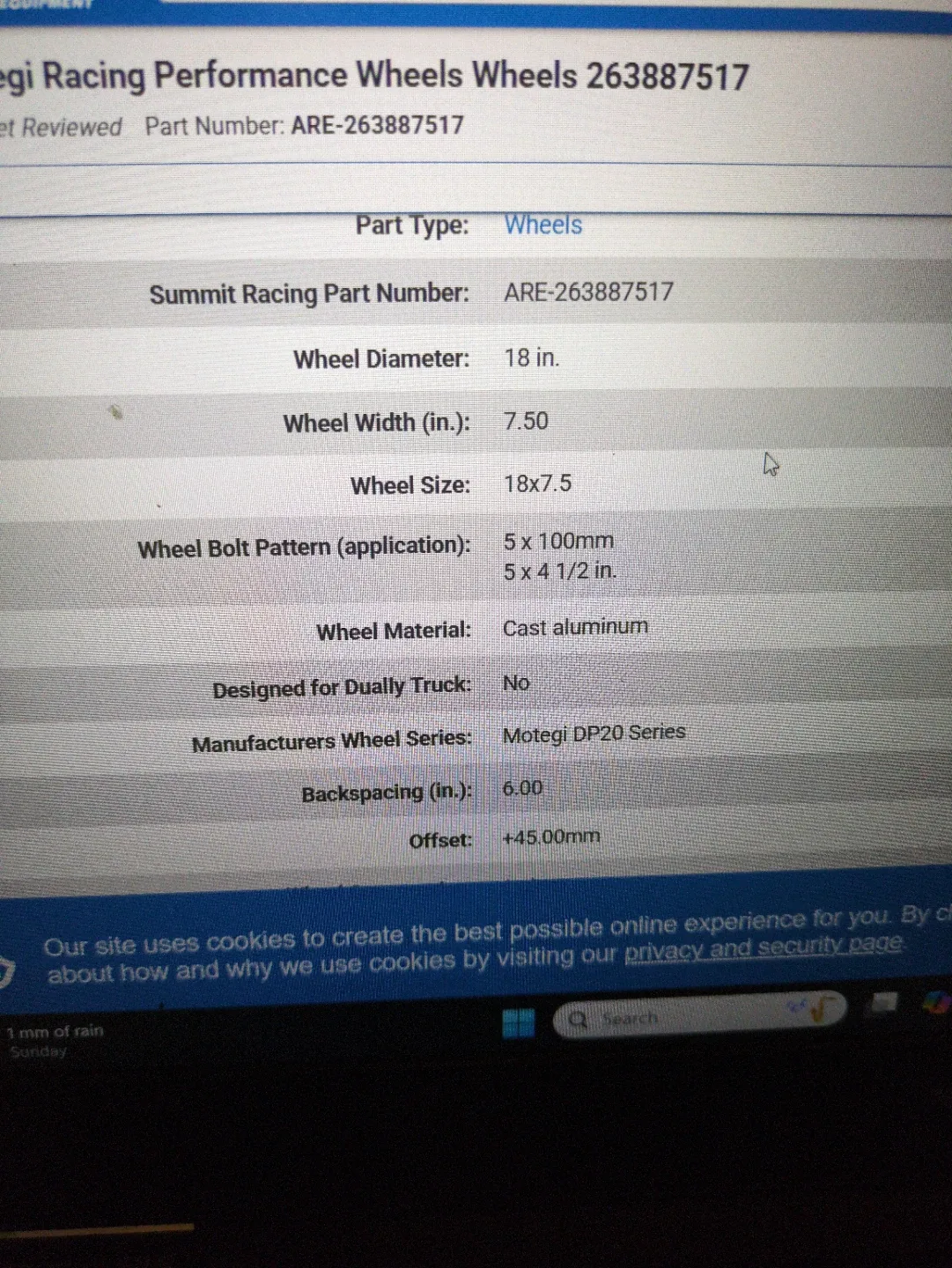 Montegi DP 20 - alloy Wheels with tires Set of 4  225/40R18 image indicator(7)