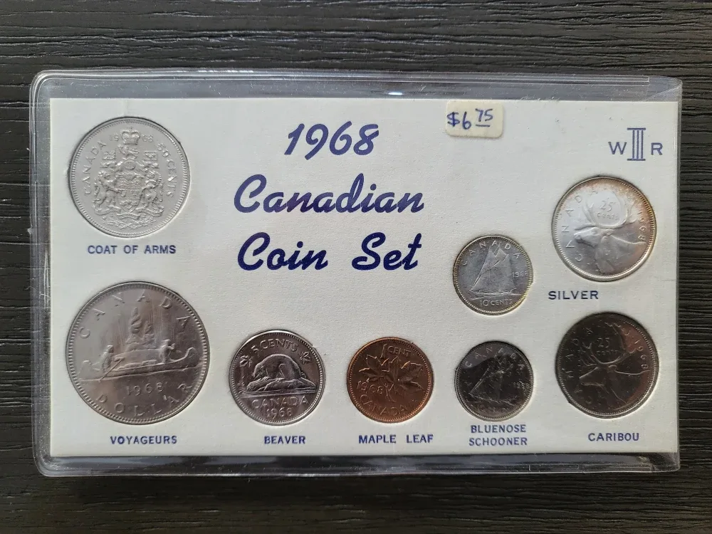 1968 Canadian Umcirculated Coin Set