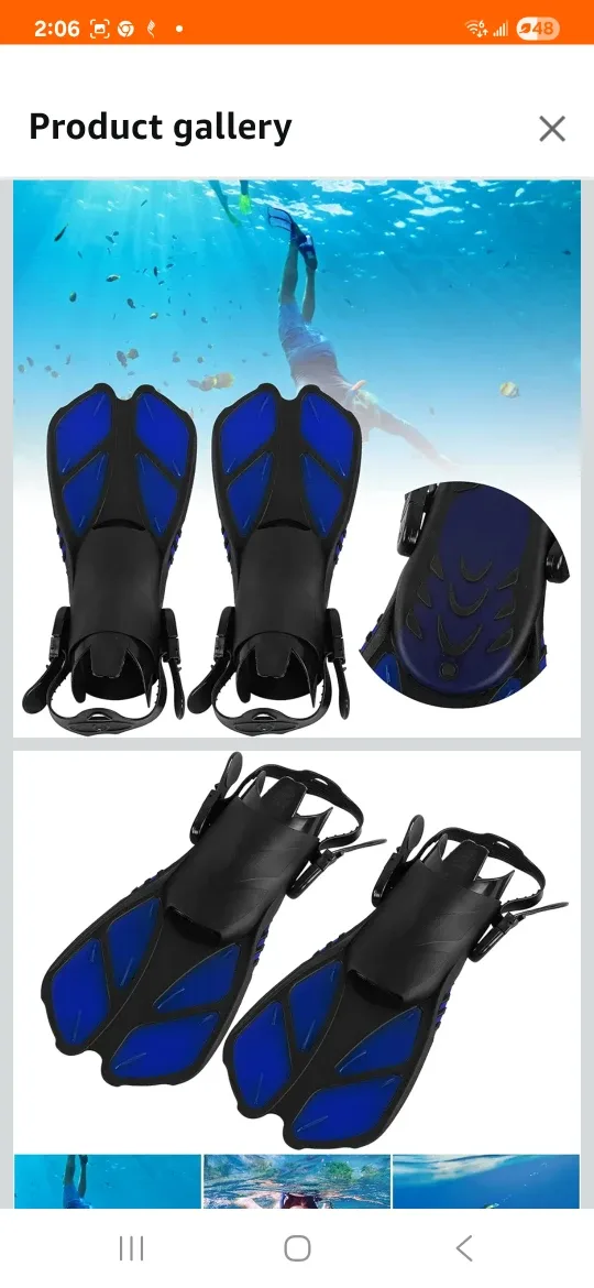 Snorkel Fins - Size S/M (Kids JR9-13) image indicator(2)