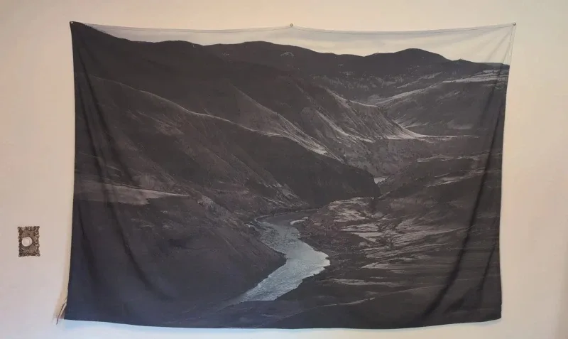 New Urban outfitters Mountain Landscape Tapestry 48 x 72 in image indicator(2)