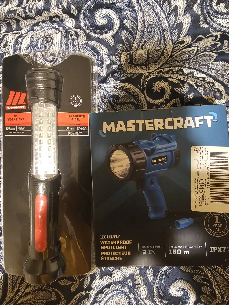 New...Work lights