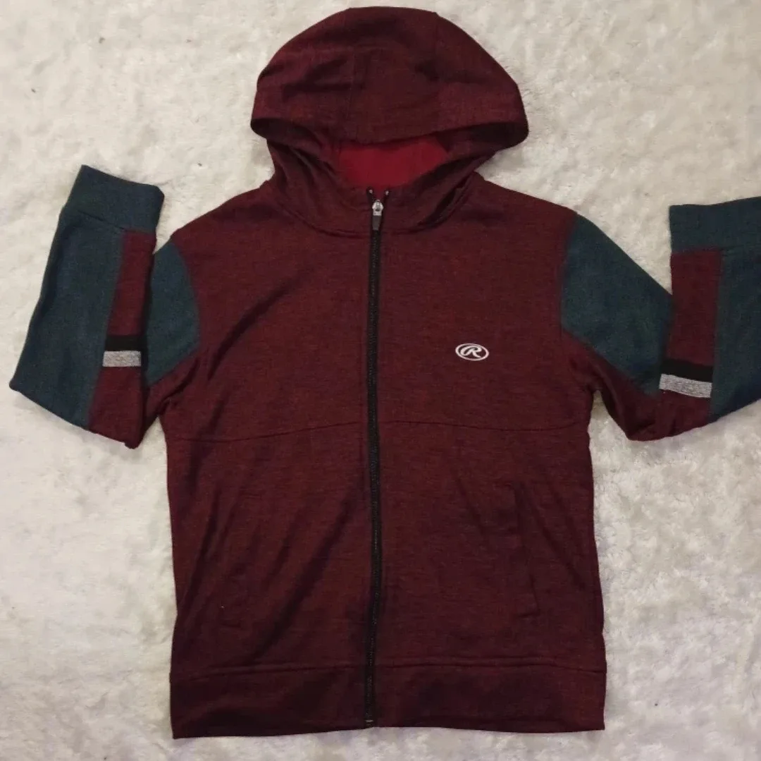 Rawlings Burgundy & Grey Hoodie