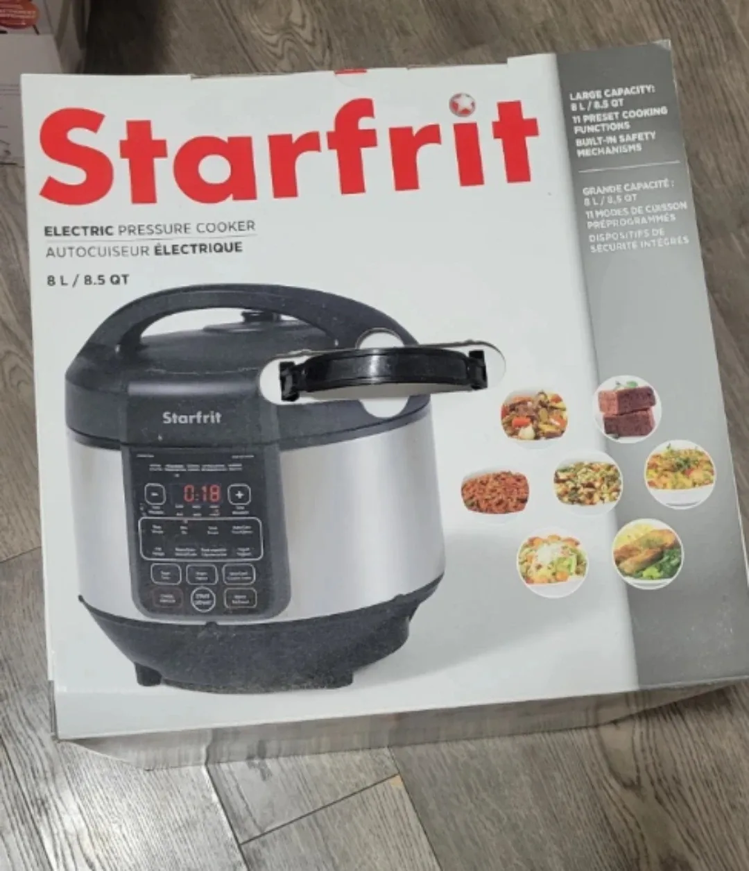 Starfrit Electric Pressure Cooker - 8L/8.5 QT
