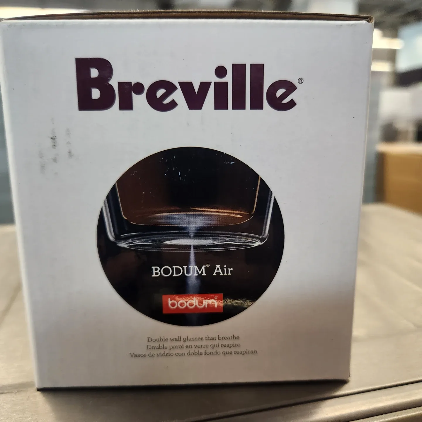 Breville Latte Duo Glasses - New in Box! image indicator(3)