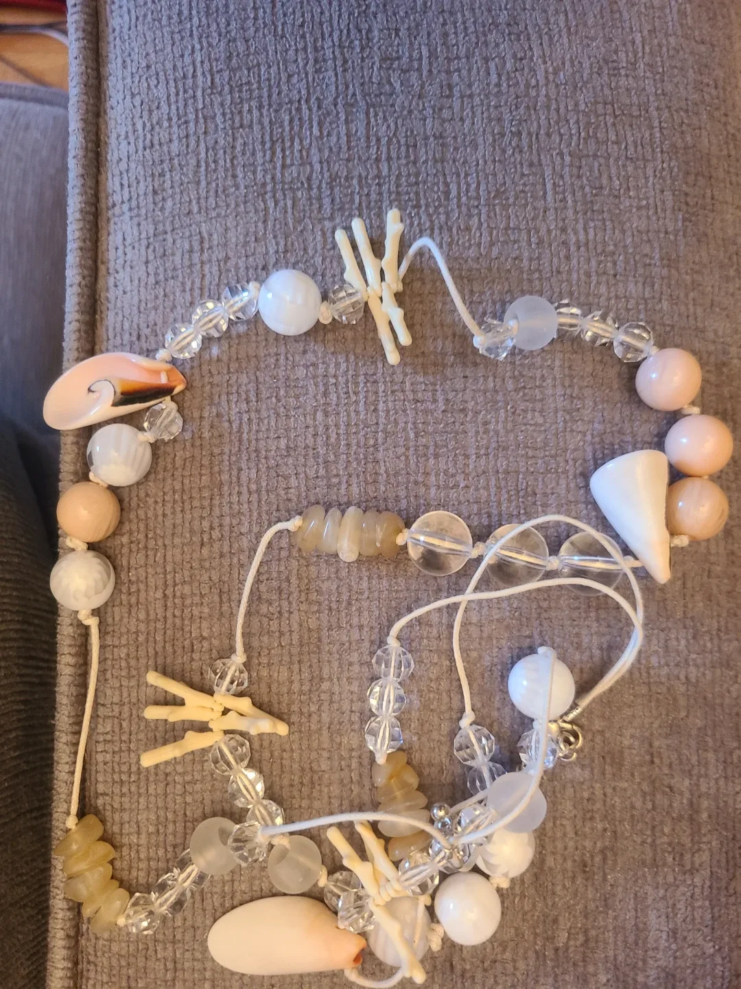 Vintage Beaded Necklace + FREE coastal theme necklace image indicator(3)