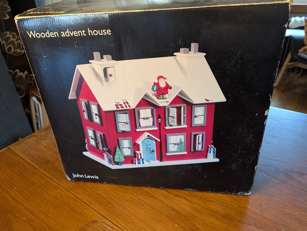 Wooden Advent House from John Lewis