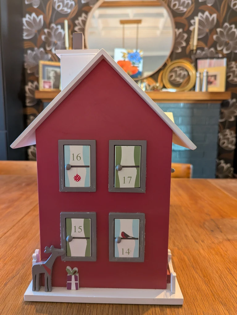 Wooden Advent House from John Lewis - photo 4
