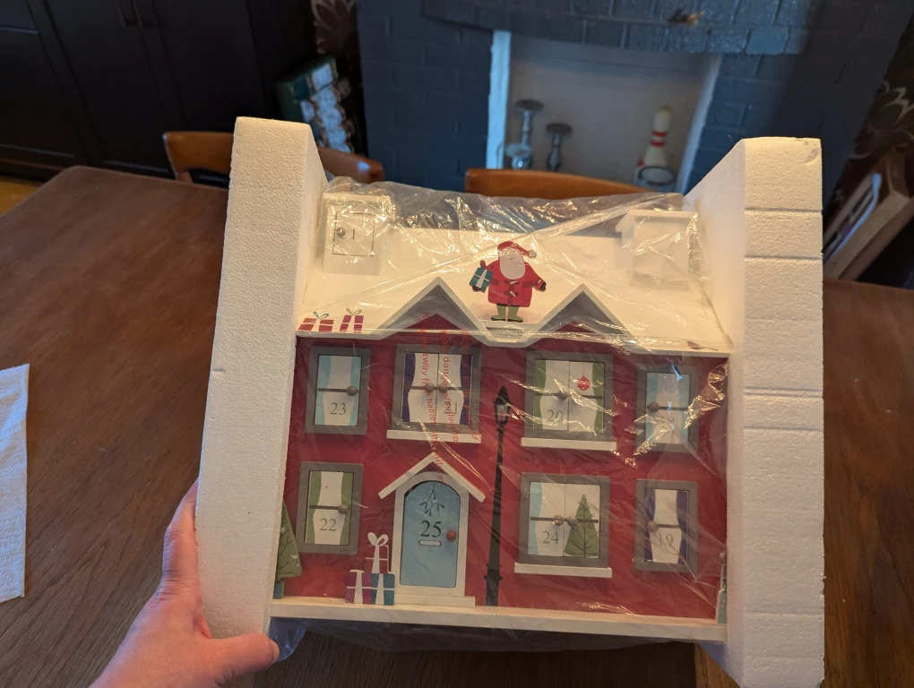 Wooden Advent House from John Lewis - photo 5