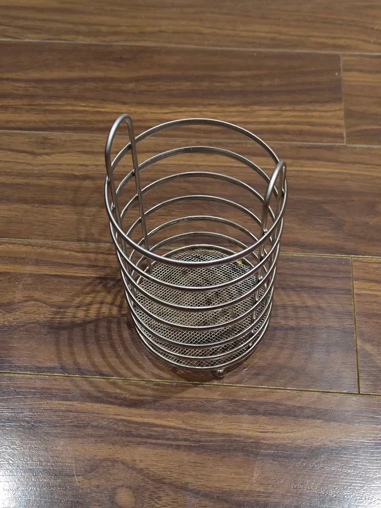 Silver Utensil Holder