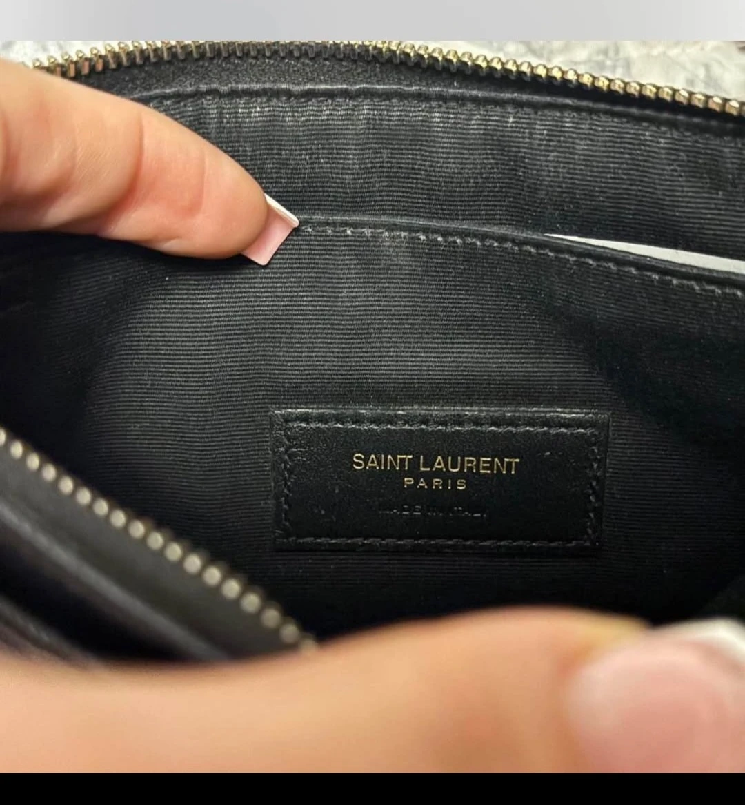 AUTHENTIC Saint Laurent Black Pouch - photo 3