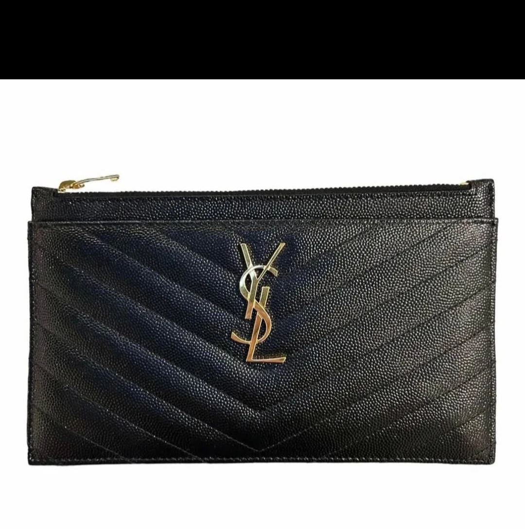 AUTHENTIC Saint Laurent Black Pouch - photo 4