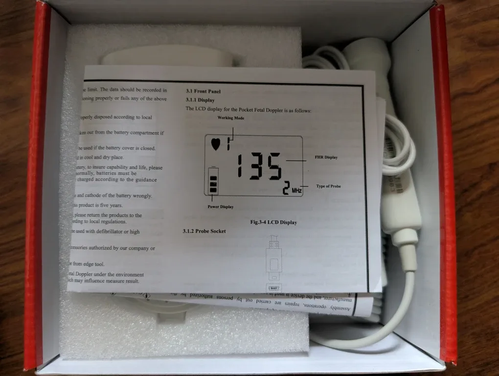 ToronTek Fetal Heartbeat Monitor R88 - Like New! image indicator(3)