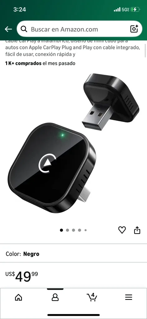 Wireless CarPlay Adapter - Black