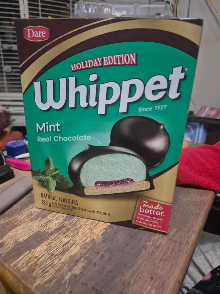 Dare Whippet Mint Holiday Edition Cookies