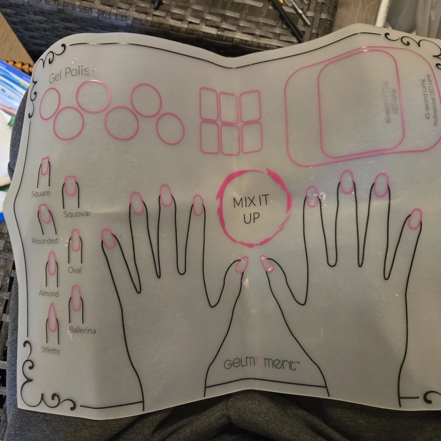 GelMoment Nail Art Practice Mat
