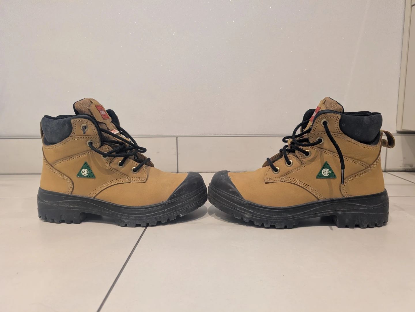 Aggressor Men's Steel Toe Steel Plate Work Boots US Size 9 - photo 3