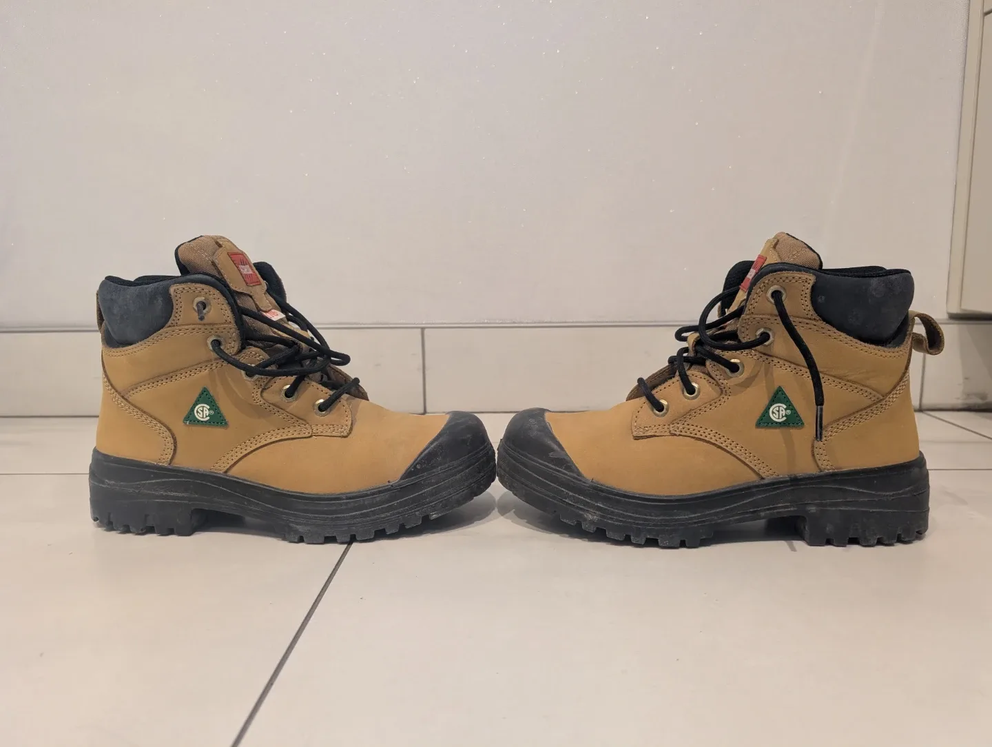 Aggressor Men's Steel Toe Steel Plate Work Boots US Size 9 image indicator(3)