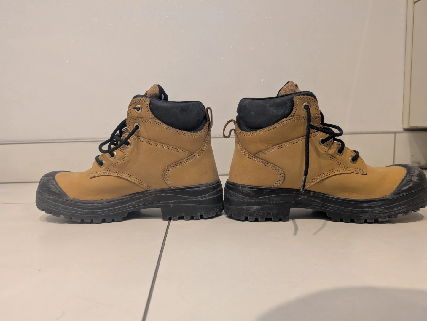 Aggressor Men's Steel Toe Steel Plate Work Boots US Size 9 - photo 5