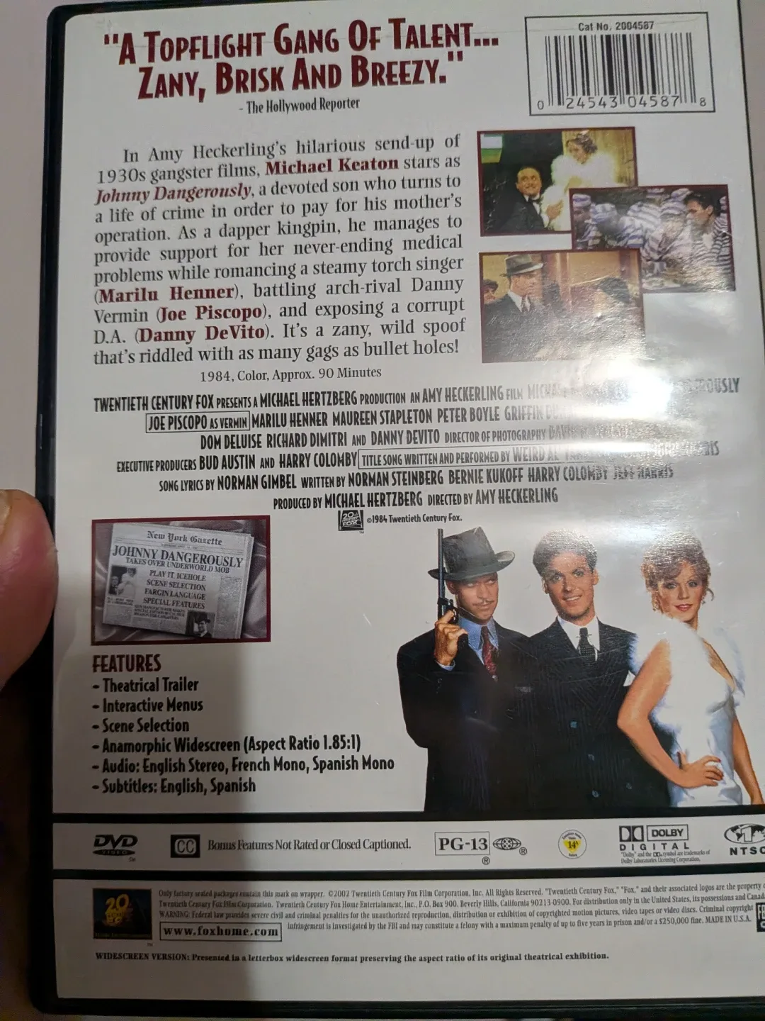 Johnny Dangerously DVD - Michael Keaton image indicator(4)