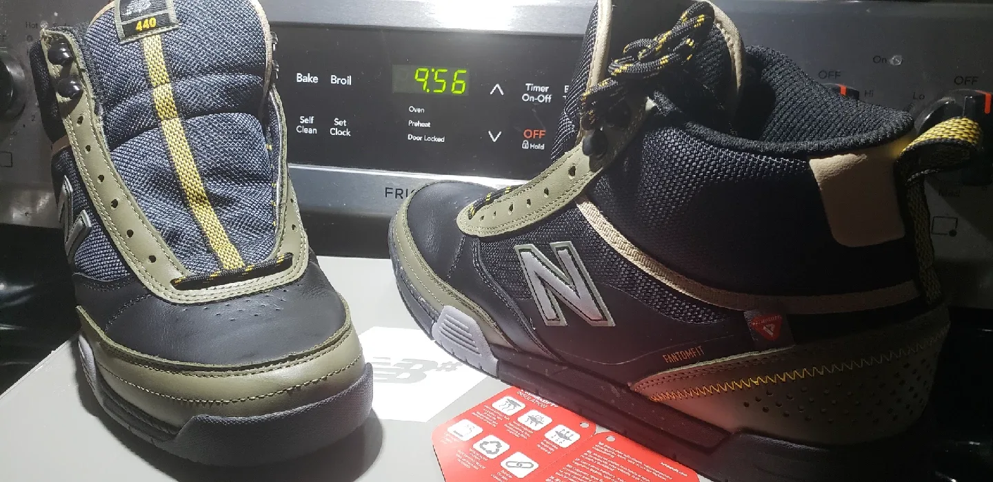 New Balance Numeric 440 Trail Shoe, Black Green image indicator(3)