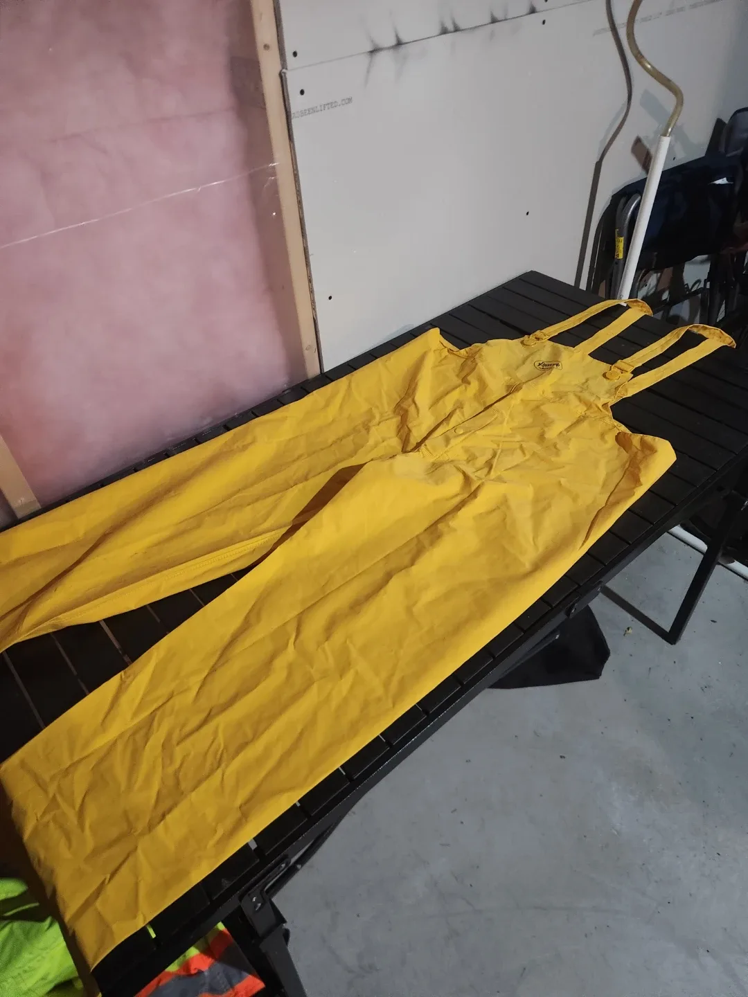 Pioneer Flame-Gard Yellow Bib Overalls - Size L/G