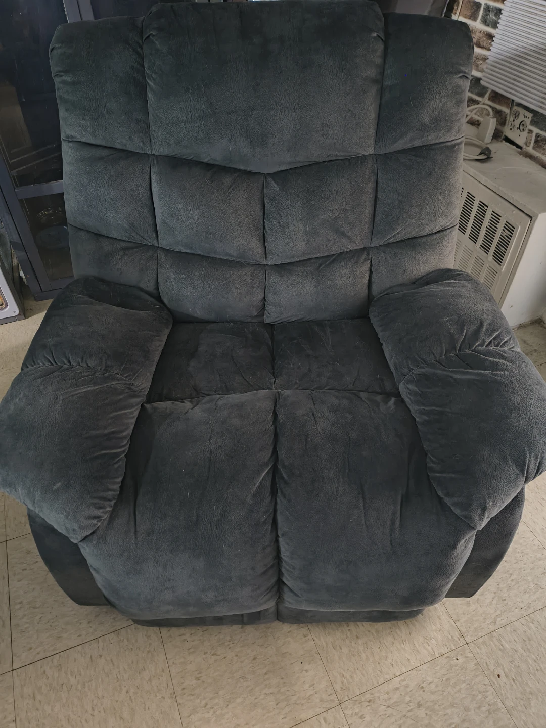 Comfortable Gray Recliner Chair