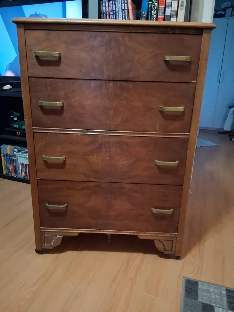 Wooden 4-Drawer Dresser image indicator(2)