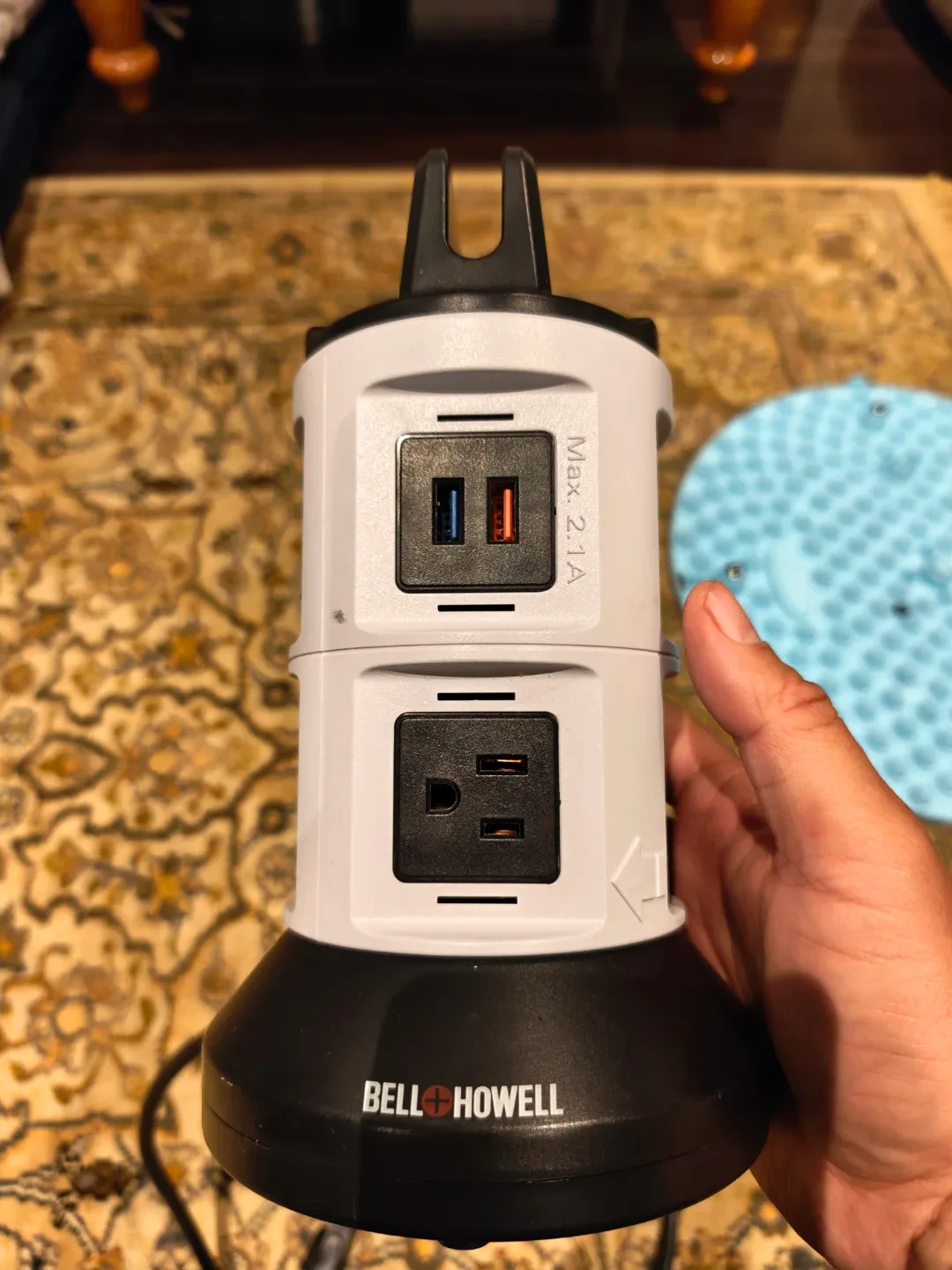 Bell+Howell Spin Power Rotating Outlet Tower image indicator(3)