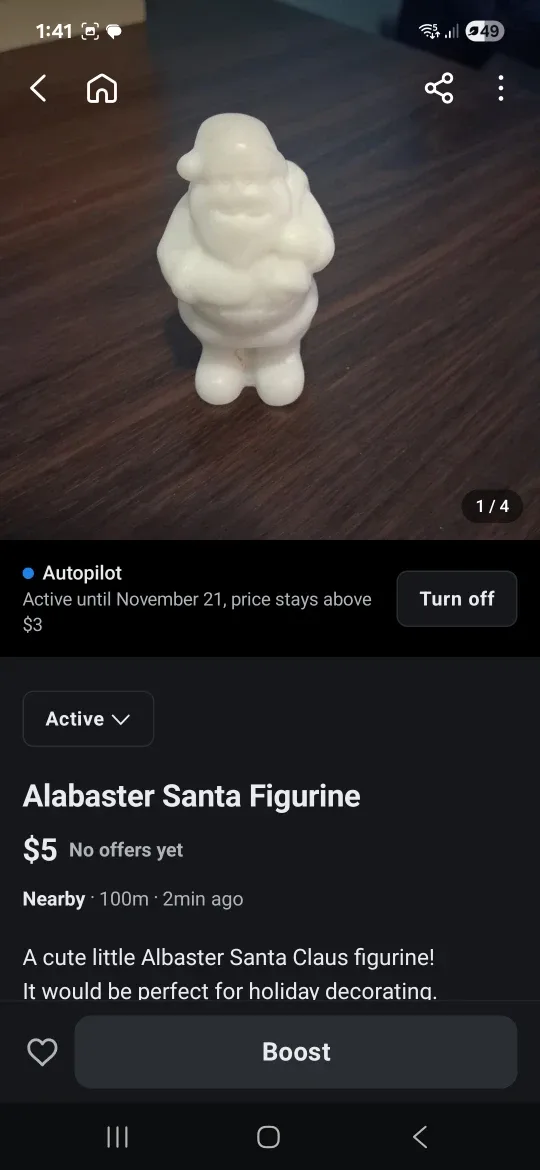 Santa, Money Bag/Santa Sac, Reindeer Figurines image indicator(4)