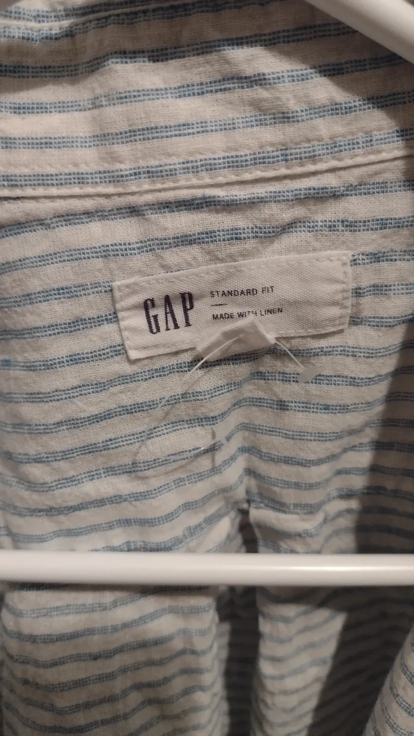 GAP Striped Linen Shirt - XL image indicator(2)