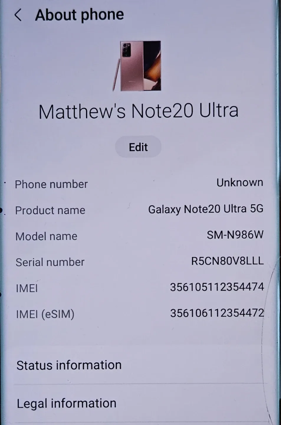 Samsung Galaxy Note20 Ultra image indicator(3)