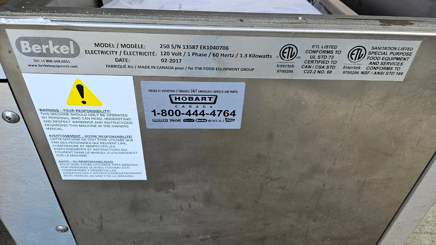 Berkel Vacuum Packaging Machine Model 250 image indicator(2)