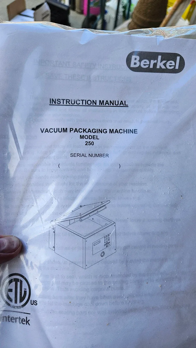 Berkel Vacuum Packaging Machine Model 250 image indicator(3)