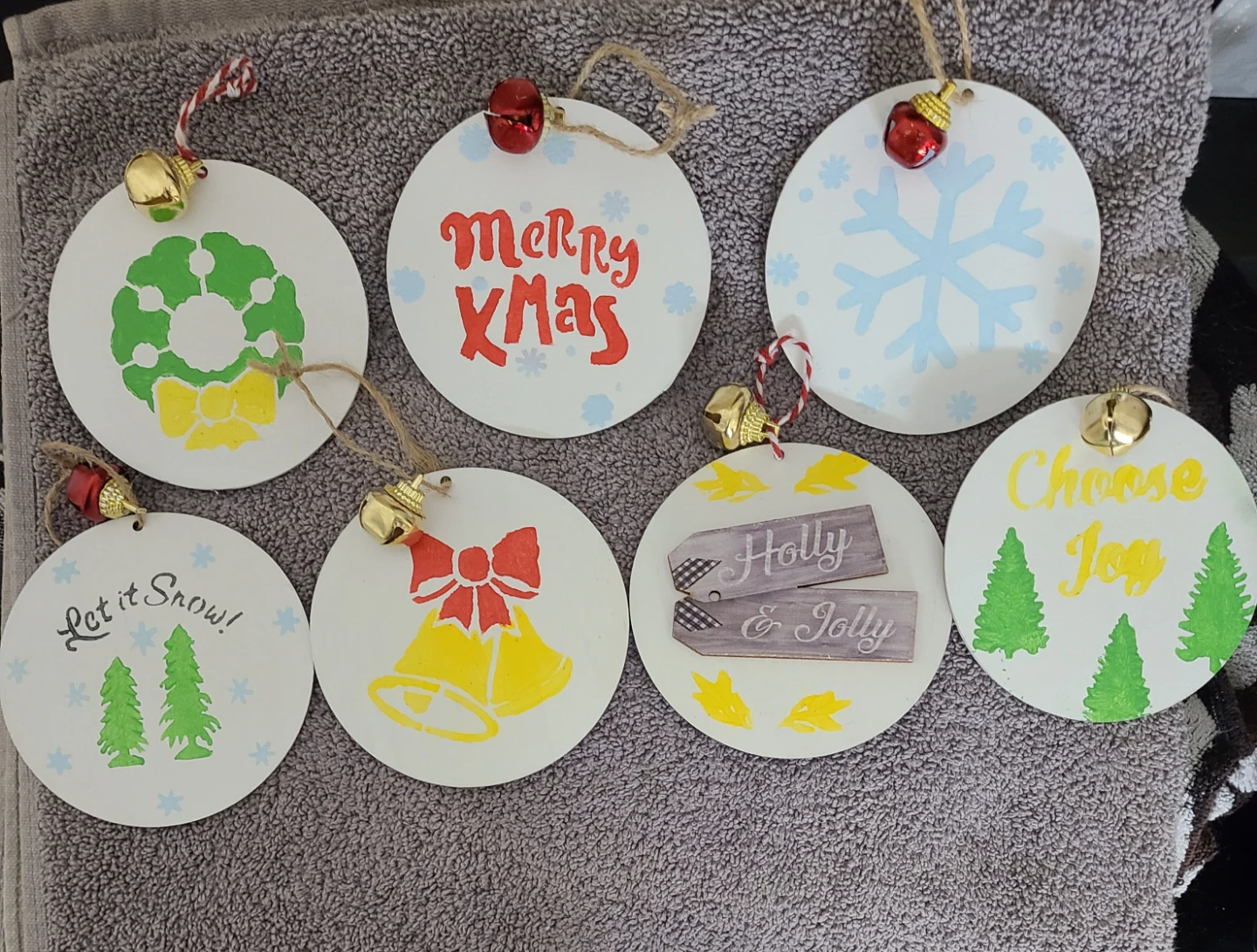 Christmas Ornaments - Set of 7