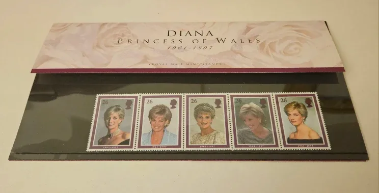 Diana Princess of Wales Royal Mail Mint Stamps