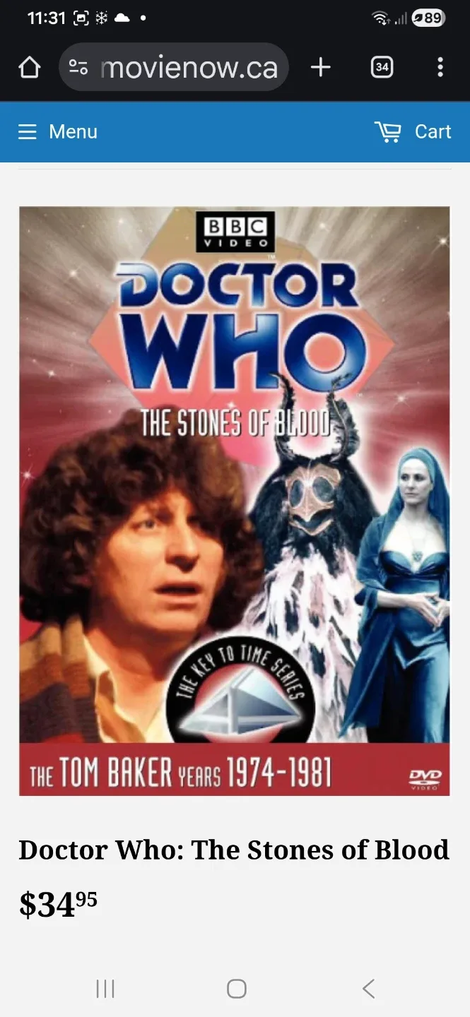 Doctor Who: The Stones of Blood DVD, part of 'Key to Time' image indicator(9)