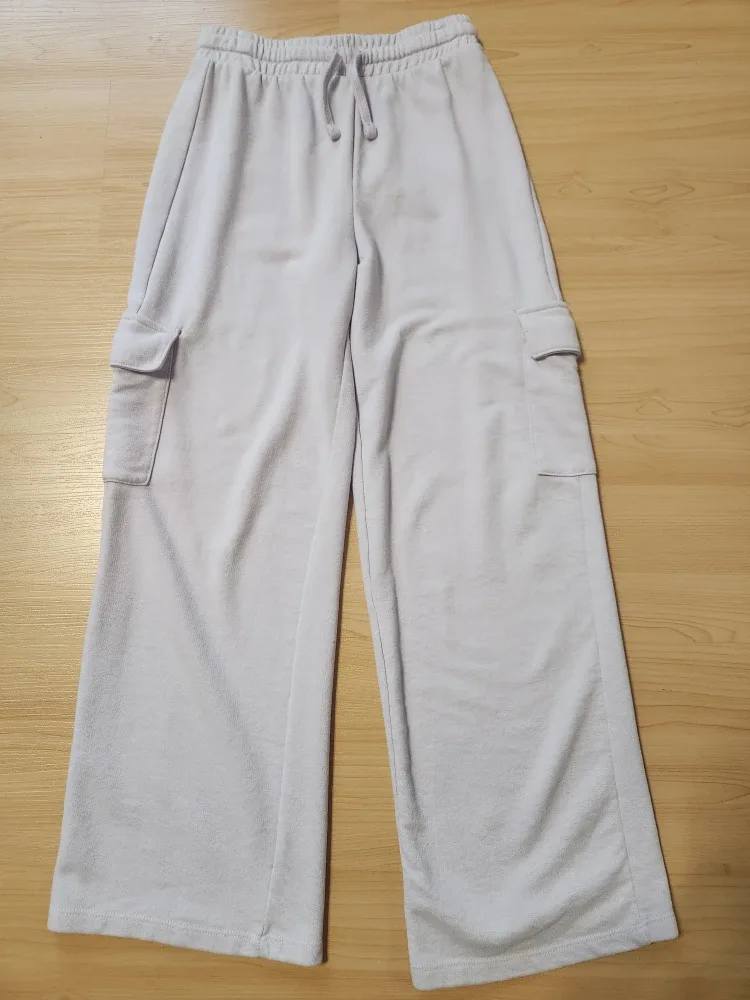 George Wide Leg Cargo Sweatpants - Size L (10-12)