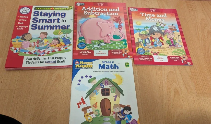 Educational Activity Book Set for Kids