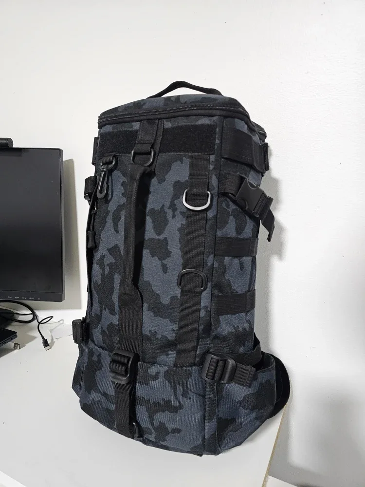 New Black Camouflage Backpack