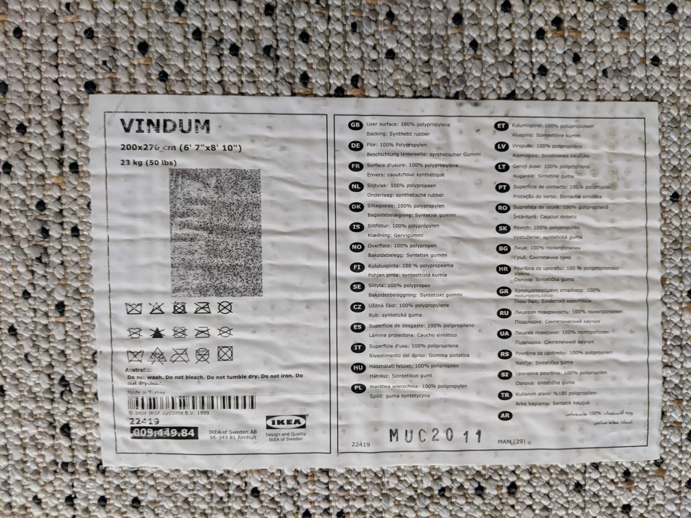 IKEA Vindum Rug - photo 2
