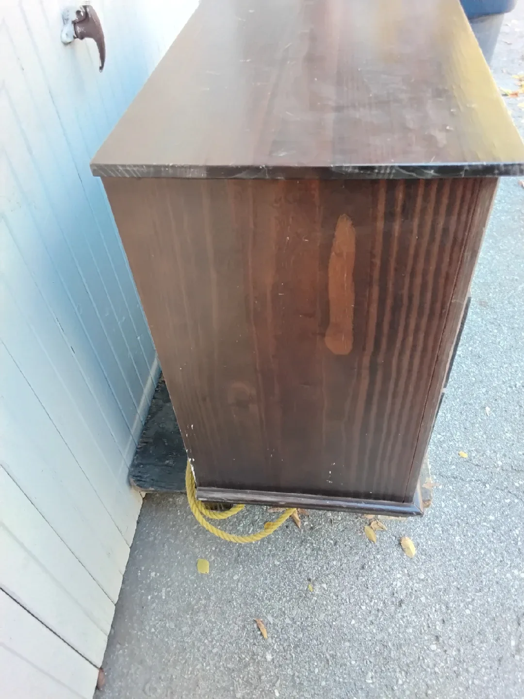 🗄👚 Dark Mahogany 3-Drawer Dresser 👚🗄 image indicator(6)