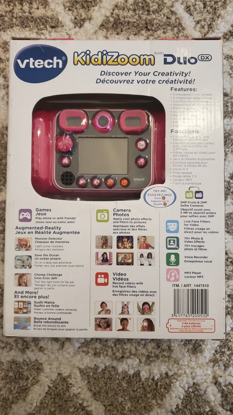 VTech KidiZoom Duo DX Digital Camera - Pink image indicator(2)