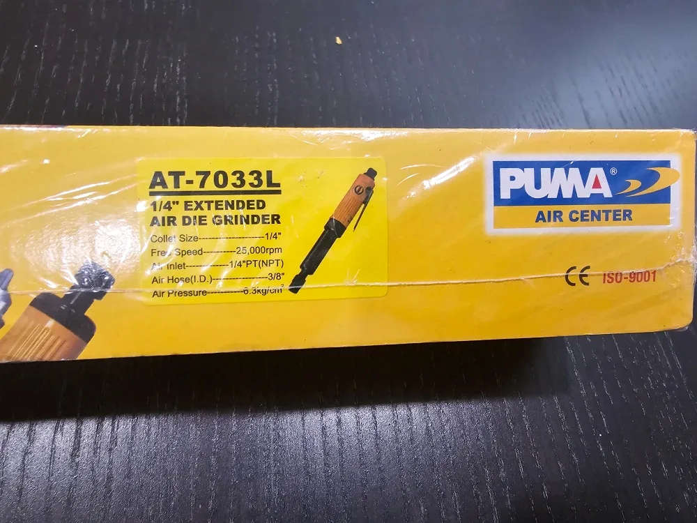 PUMA AT-7033L 1/4" Extended Air Die Grinder - New