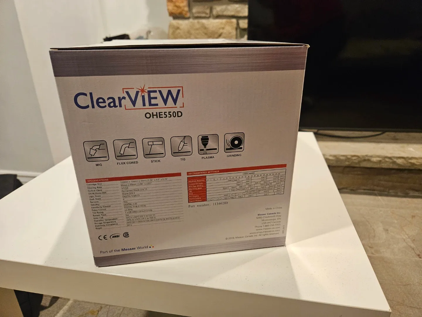 ClearVIEW OHE550D Auto-Darkening Welding Helmet image indicator(2)