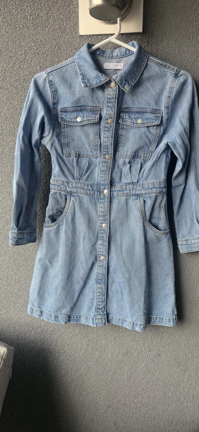 Zara Denim Dress - Girls Size 11-12