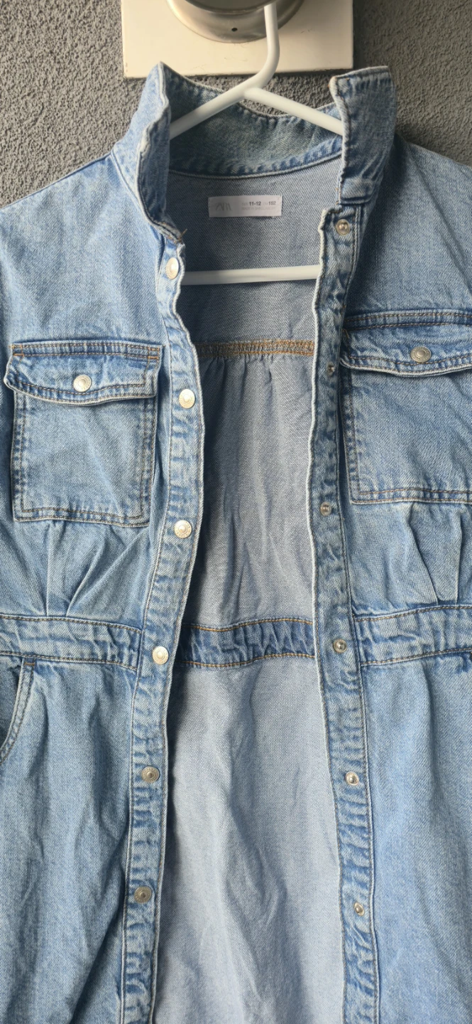 Zara Denim Dress - Girls Size 11-12 - photo 5