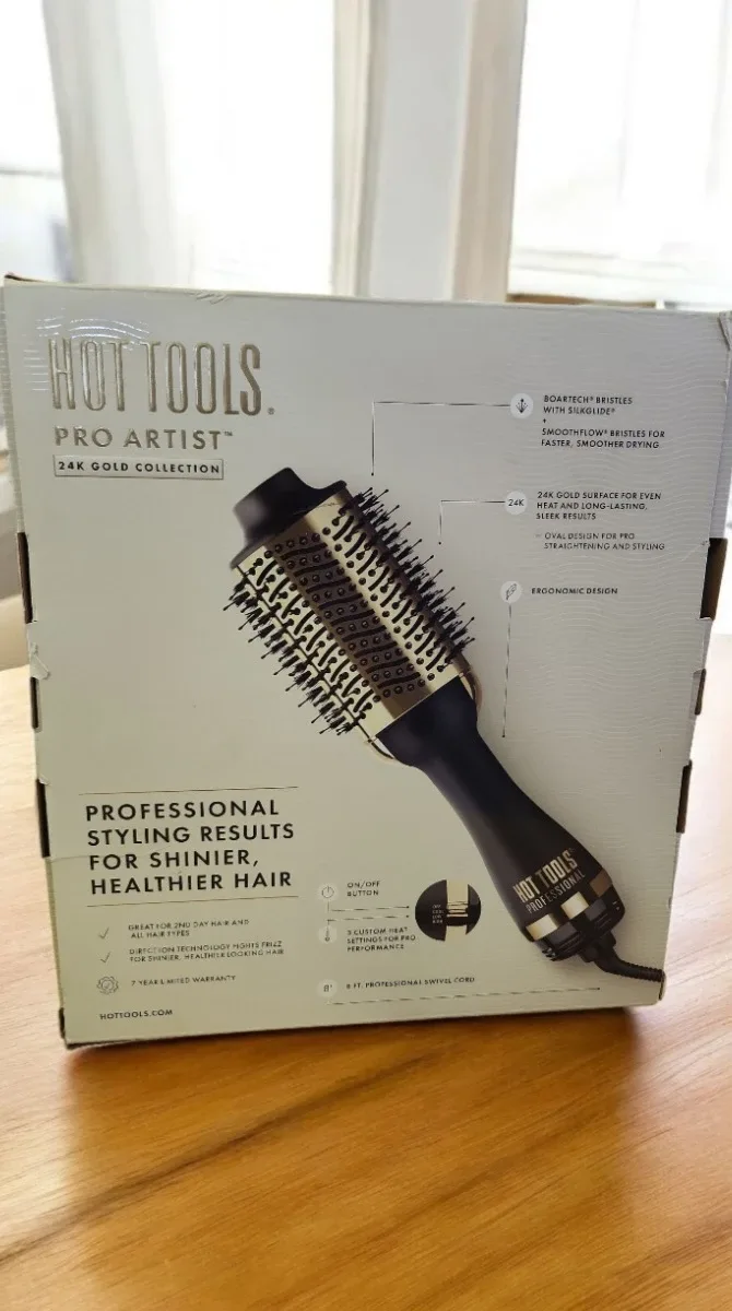 Hot Tools Pro Artist 24K Gold Volumizer Brush - NEW! image indicator(2)