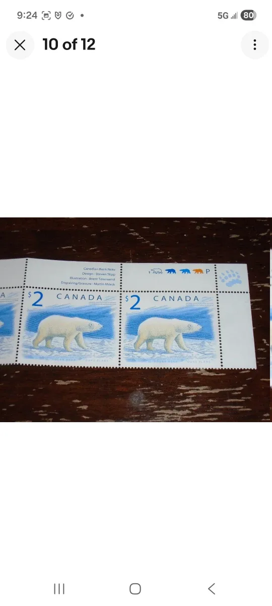 1986 Bank of Canada, Consecutive $2 Bills/AUH/Crow-Bouey + Bonus image indicator(10)